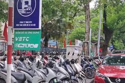 Hà Nội: Thu phí điện tử không dừng toàn bộ bãi đỗ xe từ ngày 1/7