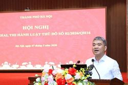 Xây dựng các văn bản triển khai thi hành Luật Thủ đô năm 2026