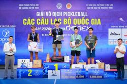 Pickleball Thanh Hóa giành HCV tại Giải vô địch các CLB quốc gia