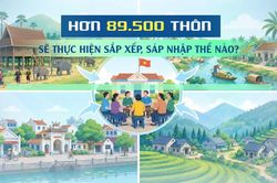 Hơn 89.500 thôn sẽ thực hiện sắp xếp, sáp nhập thế nào?