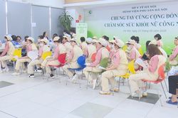 700 công nhân Hà Nội được khám sức khỏe miễn phí