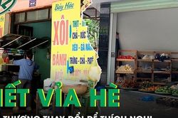 Hà Nội siết vỉa hè, tiểu thương thay đổi cách buôn bán để thích nghi