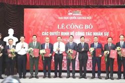 Công bố các quyết định nhân sự tại một số đại học lớn
