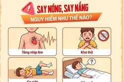 Cảnh báo say nắng, say nóng nguy kịch ở trẻ em