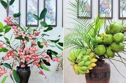 Mẹ đảm trổ tài cắm bình hoa '0 đồng', làm dịu căn nhà mùa nắng nóng