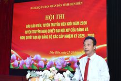 20 thí sinh dự thi báo cáo viên, tuyên truyền viên giỏi