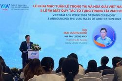Khai mạc tuần lễ trọng tài và hòa giải Việt Nam 2026