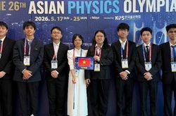 Việt Nam đoạt 8 huy chương Olympic Vật lý châu Á lần thứ 26