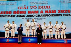 Judo Việt Nam giành 33 HCV, xếp nhất toàn đoàn Giải vô địch Đông Nam Á 2026