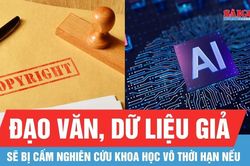 Cấm tham gia nghiên cứu khoa học vô thời hạn nếu đạo văn, dữ liệu giả