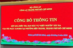 Trung tướng Mai Hoàng chủ trì công bố thông tin về vụ người nước ngoài bị bắn chết tại TPHCM