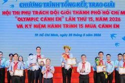 Vinh danh, khen thưởng các thầy cô phụ trách Đội giỏi ở TPHCM