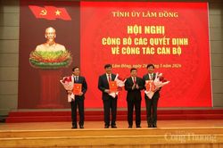 Lâm Đồng điều động, bổ nhiệm nhiều vị trí cán bộ chủ chốt