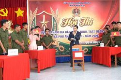 Xã Phú An tổ chức hội thi lực lượng tham gia bảo vệ an ninh, trật tự ở cơ sở giỏi năm 2026