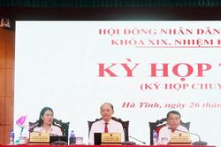 Hà Tĩnh: HĐND tỉnh thông qua 4 nghị quyết tại Kỳ họp thứ Ba