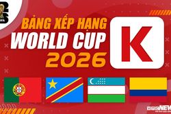 Bảng xếp hạng World Cup 2026 bảng K mới nhất