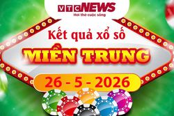 XSMT 26/5 - Trực tiếp kết quả xổ số miền Trung hôm nay 26/5/2026