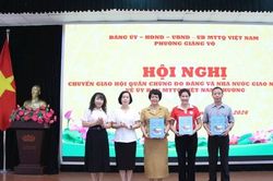 Ủy ban Mặt trận Tổ quốc Việt Nam phường Giảng Võ có thêm hai Hội quần chúng