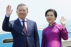 Tổng Bí thư, Chủ tịch nước Tô Lâm và Phu nhân lên đường thăm Thái Lan