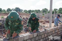 Bộ đội Biên phòng tỉnh Gia Lai xây trường, xây ước mơ cho học sinh vùng biên