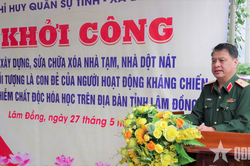 Lâm Đồng: Khởi công xây nhà tặng con những người bị nhiễm chất độc hóa học khi tham gia kháng chiến