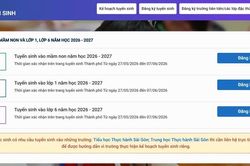 TPHCM: Hệ thống tuyển sinh đầu cấp gặp nhiều lỗi trong ngày đầu mở cổng đăng ký