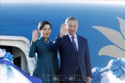 Tổng Bí thư, Chủ tịch nước Tô Lâm đến Bangkok, tiếp tục chuyến thăm chính thức Thái Lan