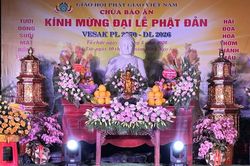 Chùa Báo Ân tổ chức lễ Phật đản năm 2026