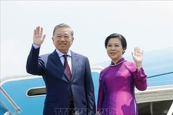 Tổng Bí thư, Chủ tịch nước Tô Lâm và Phu nhân lên đường thăm chính thức Vương quốc Thái Lan