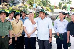 Bí thư Tỉnh ủy An Giang Nguyễn Tiến Hải khảo sát thực tế tại núi Cấm