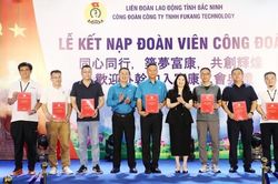 Bắc Ninh: Kết nạp 492 lao động nước ngoài vào tổ chức Công đoàn