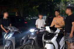 Xử l&yacute; 3 trường hợp thanh, thiếu ni&ecirc;n vi phạm an to&agrave;n giao th&ocirc;ng
