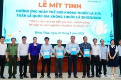 Đồng Tháp: Tổ chức Lễ mít tinh hưởng ứng Ngày Thế giới không thuốc lá năm 2026