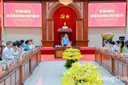 Thủ tướng Chính phủ Lê Minh Hưng định hướng phát triển bền vững cho tỉnh Đồng Tháp