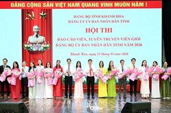 Vòng chung khảo Hội thi Báo cáo viên, tuyên truyền viên giỏi Đảng bộ UBND tỉnh năm 2026