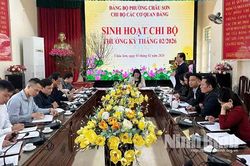Đảng ủy phường Ch&acirc;u Sơn: N&acirc;ng cao năng lực nhận diện, ph&ograve;ng ngừa của c&aacute;n bộ, đảng vi&ecirc;n, nh&acirc;n d&acirc;n trước những luận điệu sai tr&aacute;i, th&ugrave; địch