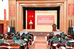 BĐBP tỉnh quán triệt, giao nhiệm vụ tham gia Diễn tập phòng thủ dân sự, ứng phó bão mạnh, siêu bão và tìm kiếm cứu nạn tỉnh Ninh Bình năm 2026