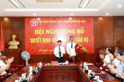 Ông Lê Thanh Nam làm Giám đốc Sở Nông nghiệp và Môi trường Hà Nội