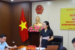 Thẩm tra dự thảo nghị quyết cho ý kiến về thành lập thành phố Quảng Ninh