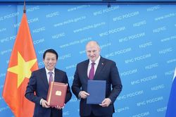 Th&uacute;c đẩy hợp t&aacute;c an ninh, ph&ograve;ng ch&aacute;y chữa ch&aacute;y, cứu nạn cứu hộ giữa Việt Nam v&agrave; Li&ecirc;n bang Nga