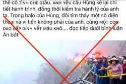 Không có việc 'xe khách lật trên đèo Phượng Hoàng khiến 18 người chết'