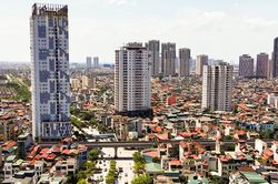 Nút giao phía Tây Hà Nội sắp xây cầu vượt hơn 821 tỷ đồng nhìn từ trên cao