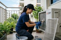 Cách vệ sinh cục nóng điều hòa
