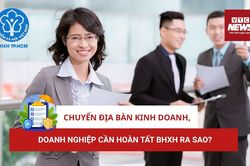 Chuyển địa b&agrave;n kinh doanh, doanh nghiệp cần ho&agrave;n tất BHXH ra sao?