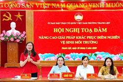 Thanh Liệt tọa đàm giải pháp khắc phục điểm nghẽn vệ sinh môi trường