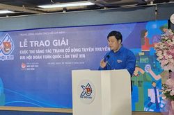 Trao giải Cuộc thi sáng tác tranh về Đại hội Đoàn toàn quốc lần thứ XIII