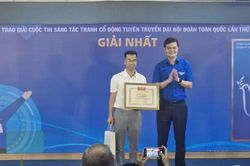 Trao giải Cuộc thi sáng tác tranh về Đại hội Đoàn toàn quốc lần thứ XIII