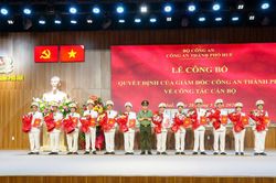 Công an TP Huế điều động, bổ nhiệm 12 chỉ huy cấp phòng