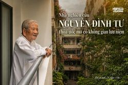 Nhà nghiên cứu Nguyễn Đình Tư thỏa ước mơ có không gian lưu niệm