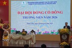 Cao-su Phước Hòa tăng thu mua mủ tiểu điền, ổn định đầu ra cho nông dân